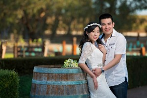 Serena & Ricky in the Barossa. (Photo: dreamteamimaging.com.au)